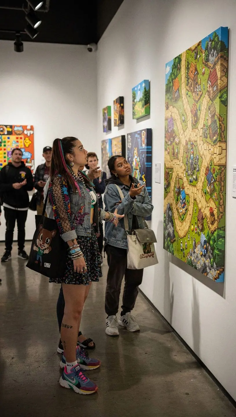 Interactive mini-exhibitions enhancing learning in entertainment hubs.